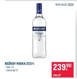 Makro Božkov Vodka 37,5 % nabídka