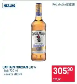 Makro CAPTAIN MORGAN 0,0 % nabídka