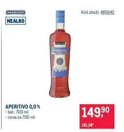 Makro APERITIVO 0,0% nabídka