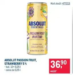 Makro ABSOLUT PASSION FRUIT, STRAWBERRY 5 % nabídka