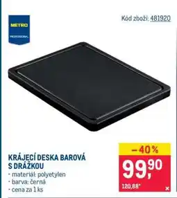 Makro KRÁJECÍ DESKA BAROVÁ S DRÁŽKOU nabídka