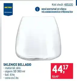 Makro SKLENICE BELLAGIO nabídka