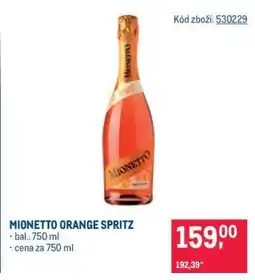 Makro MIONETTO ORANGE SPRITZ nabídka