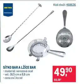 Makro SÍTKO BAR A LŽÍCE BAR nabídka