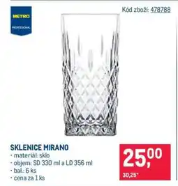 Makro SKLENICE MIRANO nabídka