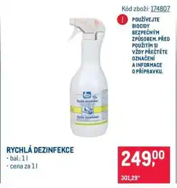 Makro Rychlá dezinfekce nabídka