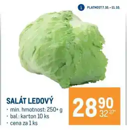 Makro Salát ledový nabídka