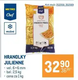 Makro Hranolky Julienne nabídka
