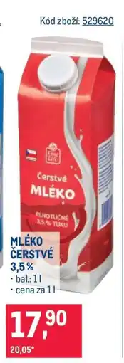 Makro Mléko čerstvé 3,5 % nabídka
