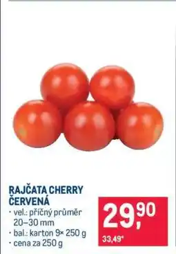 Makro Rajčata cherry červená nabídka