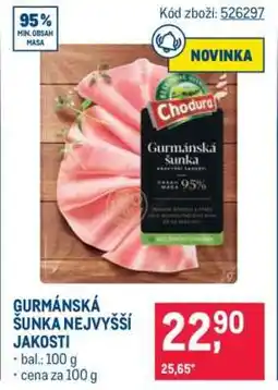 Makro GURMÁNSKÁ ŠUNKA NEJVYŠŠÍ JAKOSTI nabídka