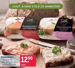 Makro Pomazánky nabídka