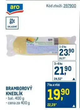 Makro Bramborový knedlík nabídka