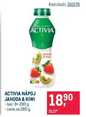 ACTIVIA NÁPOJ jahoda & kiwi
