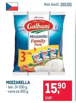 Makro Mozzarella nabídka