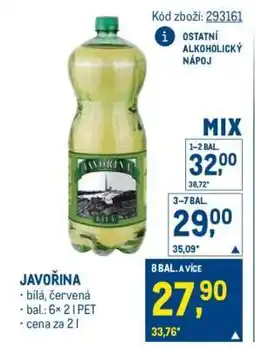 Makro Javořina nabídka