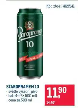 Makro Staropramen 10 nabídka