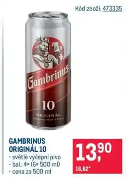 Makro Gambrinus Originál 10 nabídka