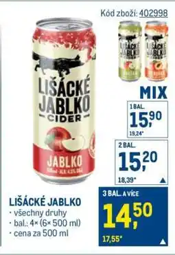 Makro Lišácké jablko nabídka