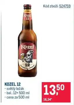 Makro KOZEL 12 nabídka