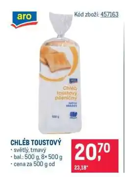 Makro Chléb toustový nabídka