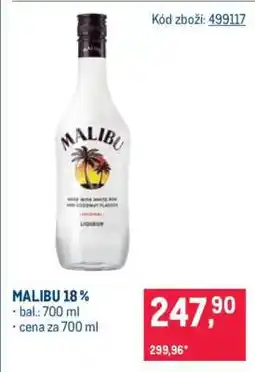 Makro MALIBU 18 % nabídka
