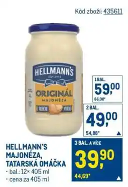 Makro Hellmann’s Majonéza / Tatarská omáčka nabídka