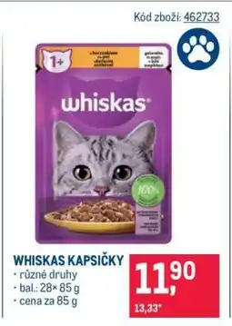 Makro Whiskas Kapsičky nabídka