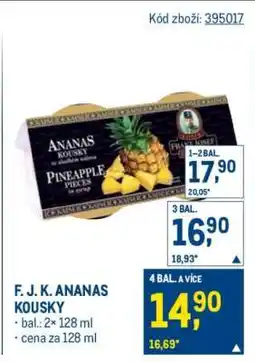 Makro F. J. K. ANANAS KOUSKY nabídka