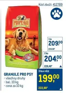 Makro Granule pro psy nabídka