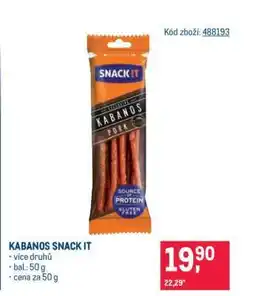 Makro KABANOS SNACK IT nabídka