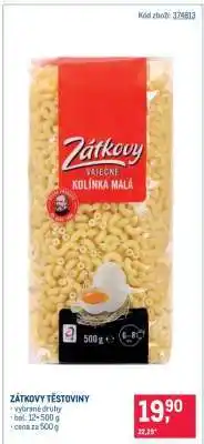 Makro Zátkovy těstoviny nabídka