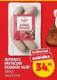 Penny Market Jaternice přetáčené Řezníkův talíř nabídka