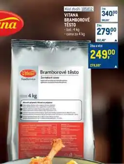 Makro VITANA BRAMBOROVÉ TĚSTO nabídka