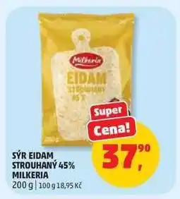 Penny Market Sýr Eidam strouhaný 45% Milkeria nabídka