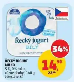 Penny Market ŘECKÝ JOGURT MILKO nabídka