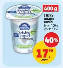 Penny Market SELSKÝ JOGURT KUNÍN nabídka