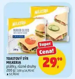Penny Market TOASTOVÝ SÝR MILKERIA nabídka
