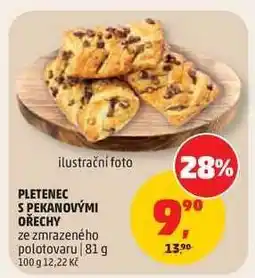 Penny Market Pletenec s pekanovými ořechy nabídka