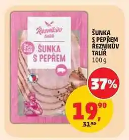 Penny Market ŠUNKA S PEPŘEM ŘEZNÍKŮV TALÍŘ 100 g nabídka