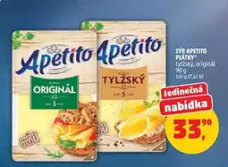 Penny Market SÝR APETITO PLÁTKY nabídka