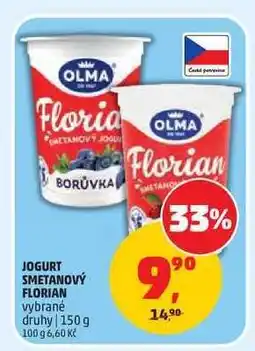 Penny Market JOGURT SMETANOVÝ FLORIAN nabídka