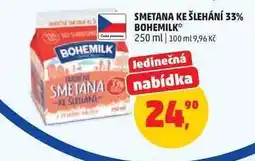 Penny Market Smetana ke šlehání 33% Bohemilk nabídka