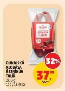 Penny Market DUNAJSKÁ KLOBÁSA ŘEZNÍKŮV TALÍŘ nabídka
