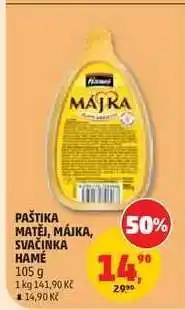 Penny Market Paštika Matěj, Májka, Svačinka Hamé nabídka