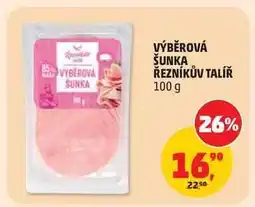 Penny Market VÝBĚROVÁ ŠUNKA ŘEZNÍKŮV TALÍŘ nabídka