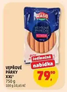 Penny Market VEPŘOVÉ PÁRKY XXL nabídka