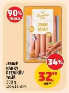 Penny Market JEMNÉ PÁRKY ŘEZNÍKŮV TALÍŘ nabídka