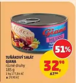 Penny Market TUŇÁKOVÝ SALÁT GIANA nabídka