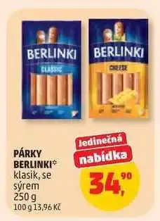 Penny Market Párky Berlínki nabídka